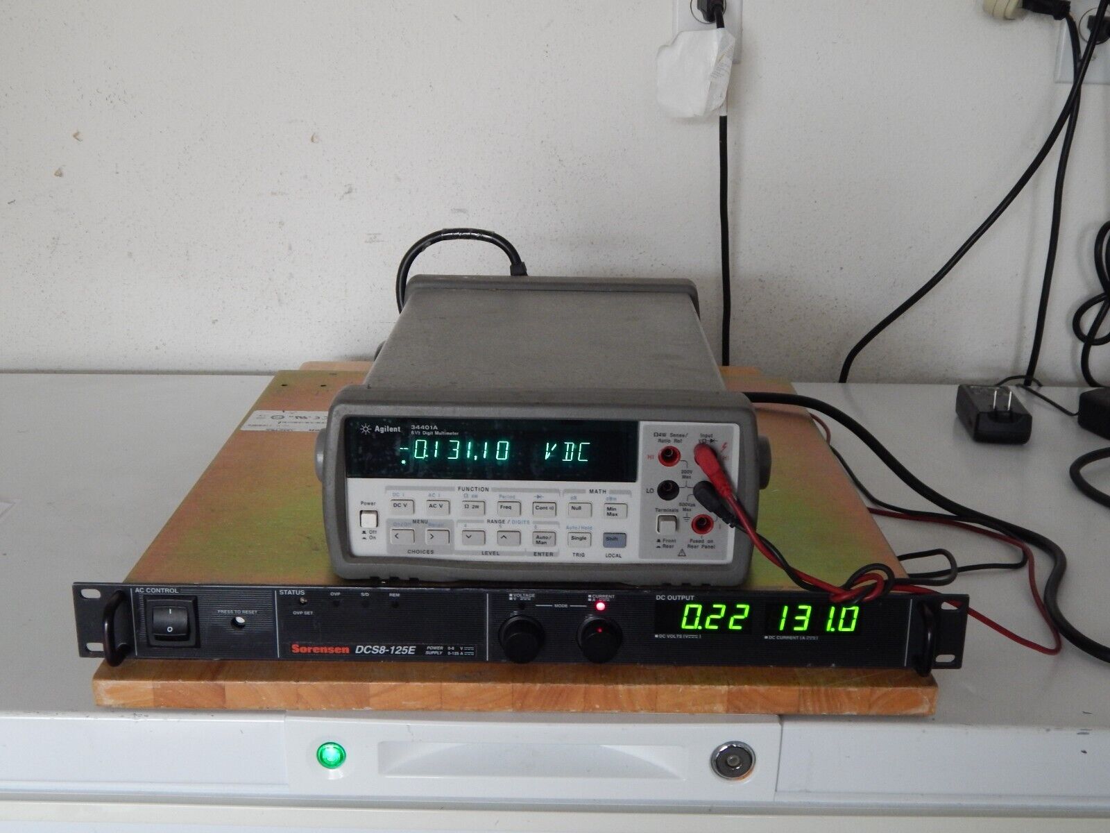 Sorensen DCS8-125E DC Power Supply 8V @ 125A Sorensen DCS8-125E DC Power Supply 8V @ 125A